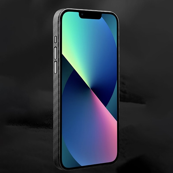 X-LEVEL Mobilskal till iPhone 14 Plus Kolfiber Textur Svart