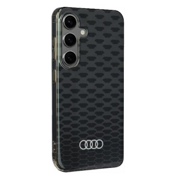Audi Mobilskal till Galaxy S24 Magsafe Stitching Pattern - Svart