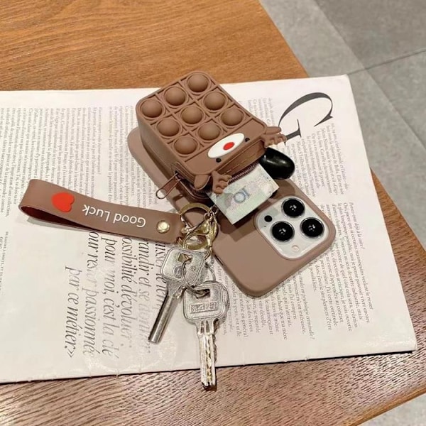 Santa Claus Silicone Skal iPhone 11 - Röd Röd