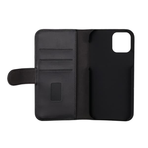 GEAR Mobile Case Musta iPhone 12 & 12 Pro 2in1 magneettikuori Black