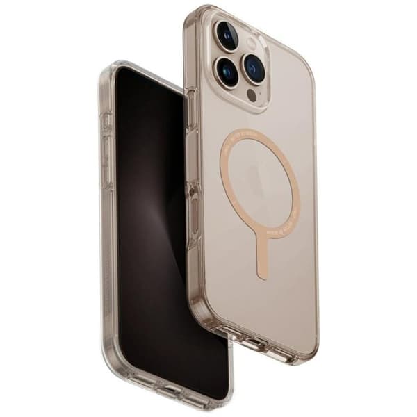 UNIQ Telefontaske til iPhone 16 Pro Max MagSafe Clario - Guld Guld