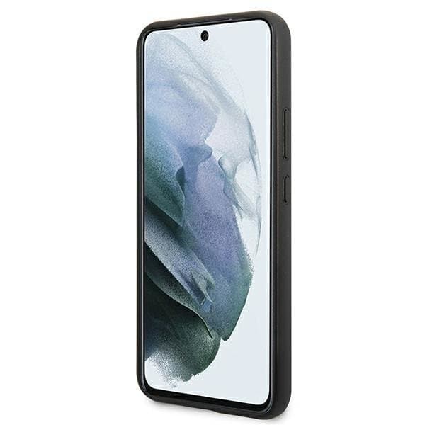Mercedes Ægte Læder Debossed Skal Galaxy S22 Plus - Sort Black
