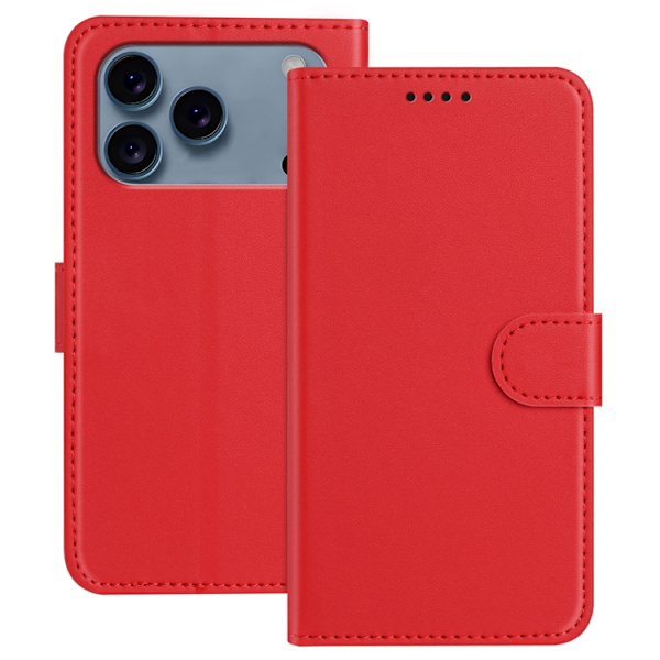 iPhone 17 Pro Plånboksfodral Anti Drop - Röd Röd