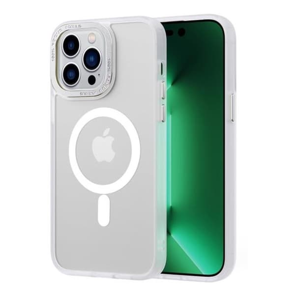 BOOM Mobilskal till iPhone 14 Plus Magsafe Frosted - Vit Vit