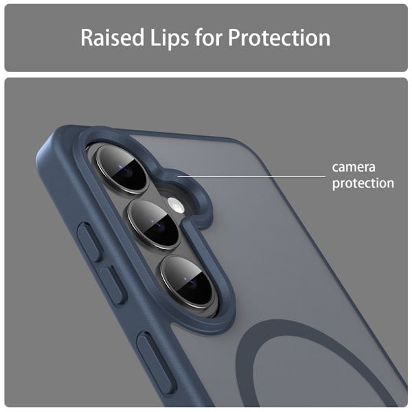 Mobilskal för Samsung Galaxy S26 Plus Magnetiskt TPU + PC - Blå