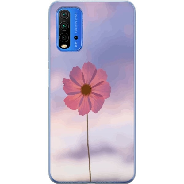 Mobilskal till Xiaomi Redmi 9T med Rosa blomma