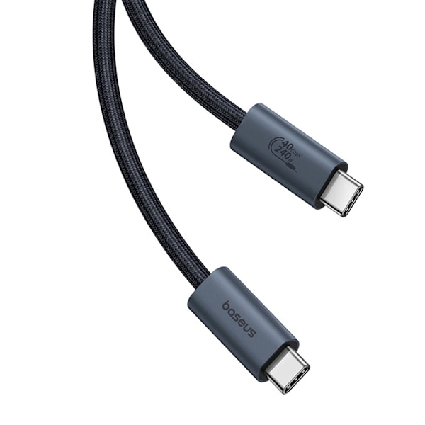 Baseus USB-C till USB-C kabel Snabb 240W 1m - Svart Svart