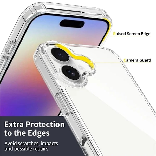 Mobilskal till iPhone 17 Acrylic Shockproof - Transparent Transparent