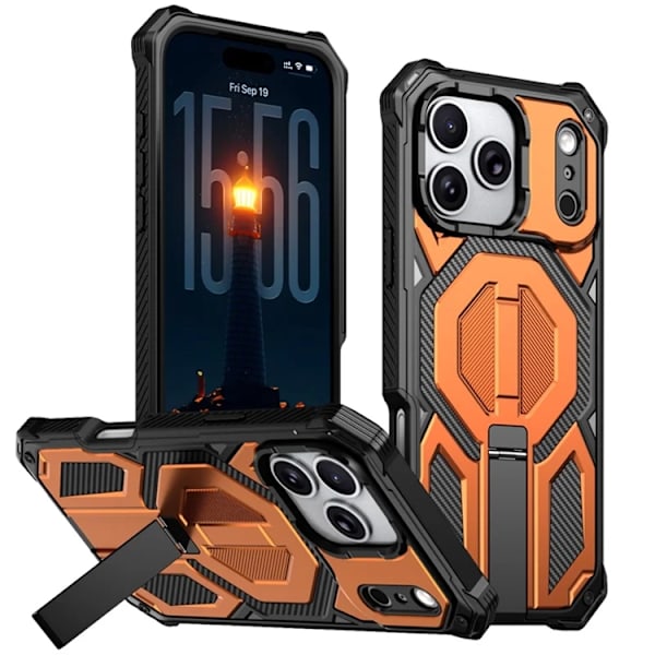 Mobilskal till iPhone 17 Pro Max Magsafe Shockproof - Orange Orange