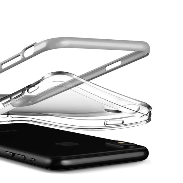 Holdbart Verus Crystal kofangercover til Apple iPhone XS/X - Sølv Silver