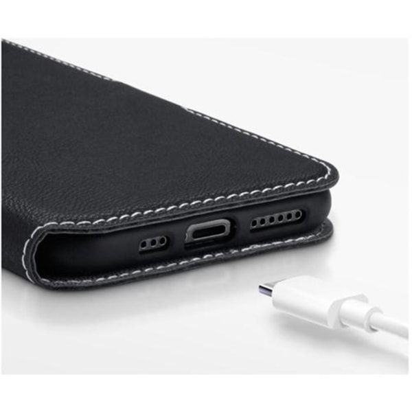Terrapin Slim Plånboksfodral iPhone 12 Pro Max - Svart Svart