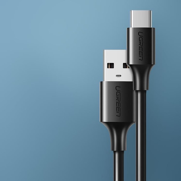 Ugrønt USB-A til USB-C Kabel 0-25m - Sort