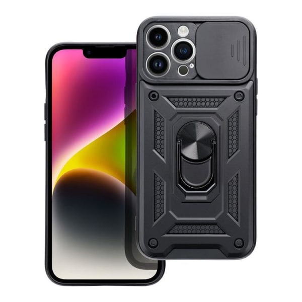 Galaxy A03s Cover Slide Armor - Sort