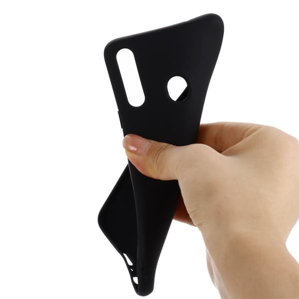 Liquid Silicone Mobilskal Samsung Galaxy A20s - Svart Svart