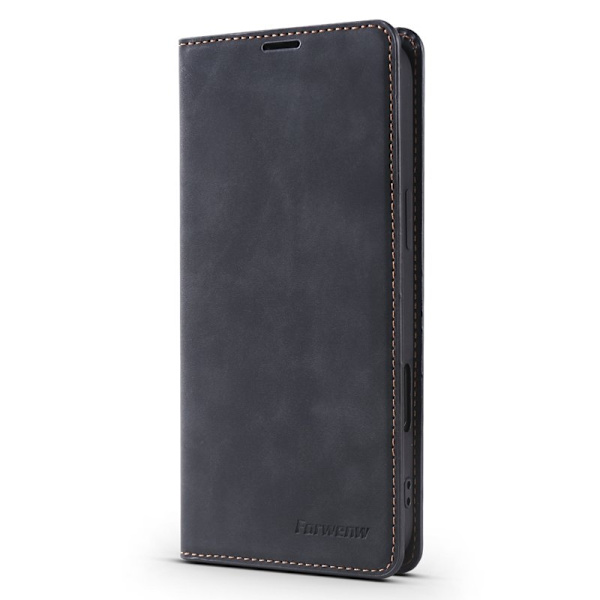 FORWENW iPhone 17 Plånboksfodral Konstläder - Svart