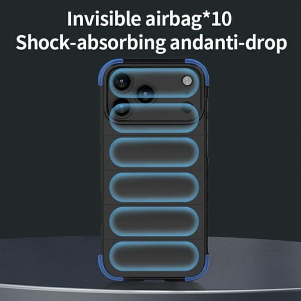 AMORUS Mobilskal till iPhone 17 Pro Shockproof TPU Rugged - Lila Lila