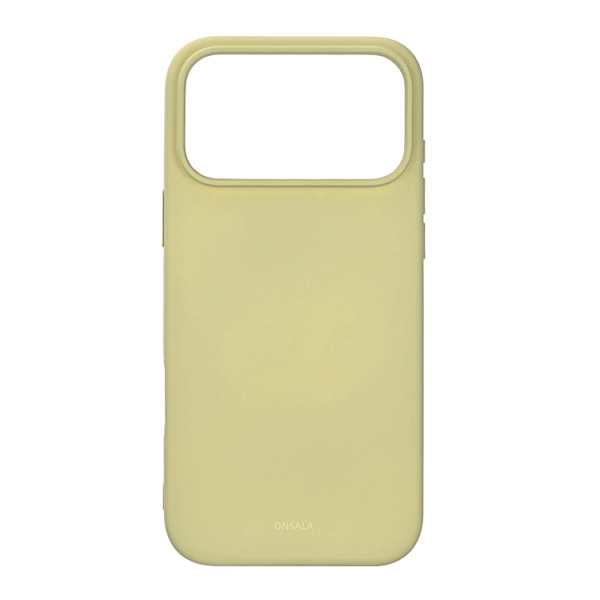 ONSALA Mobilskal till iPhone 17 Pro Max med Silikonkänsla - Lime Grön