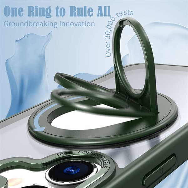 Mobilskal till iPhone 17 MagSafe Rotating Kickstand - Grön Grön