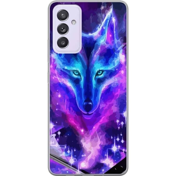 Telefontaske til Samsung Galaxy A82 5G med Neon Wolf