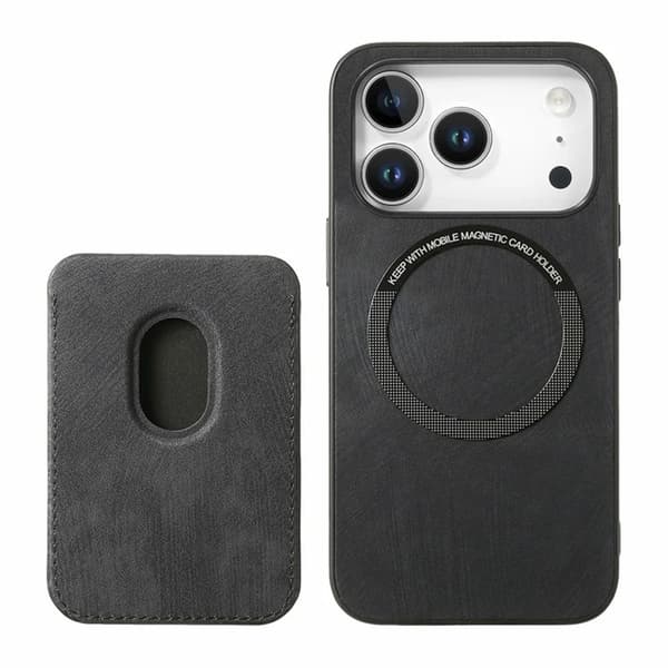 Mobilskal till iPhone 17 Pro Max Retro Detachable - Svart Svart