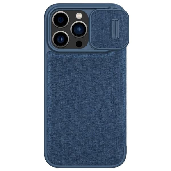 Nillkin iPhone 14 Plus Plånboksfodral QinPro - Blå Blå