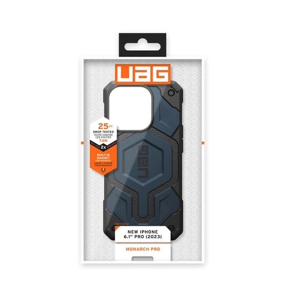UAG Mobilskal till iPhone 15 Pro Magsafe Monarch Pro - Mallard Blå