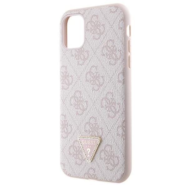 Guess iPhone 11/XR Mobilskal Crossbody Metall Logo - Rosa