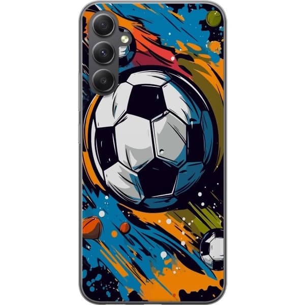 Mobilskal till Samsung Galaxy A05s med Fotbollar