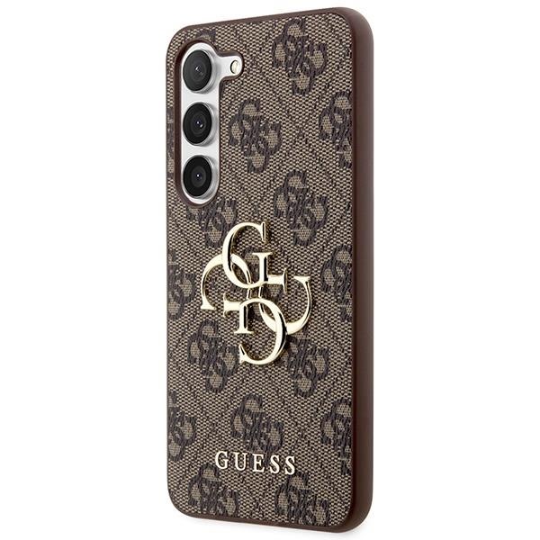 Guess Galaxy S24 Plus Mobilskal Big Metall Logo - Brun