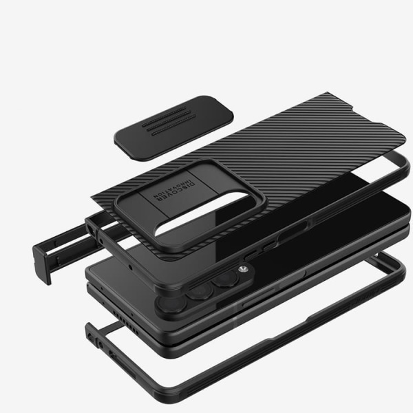 Nillkin Galaxy Z Fold 4 Skal Camshield Pro Simple - Blå