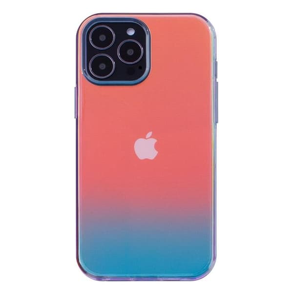 iPhone 12 Skal Aurora Neon Gel - Guld Guld