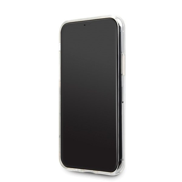 Guess Skal iPhone 11 Pro Glitter Triangle - Guld Yellow