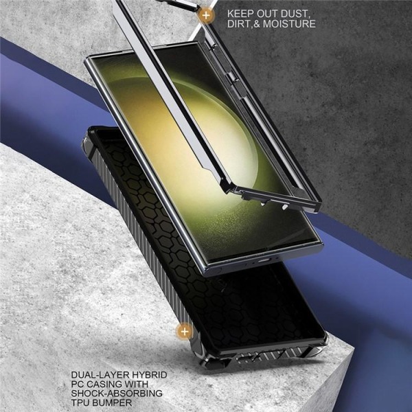 Galaxy S23 Ultra Magsafe Mobilskal Ringhållare - Svart