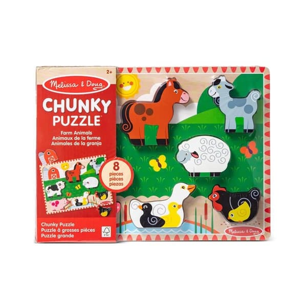 MND Wooden Chunky Puzzle Farm
