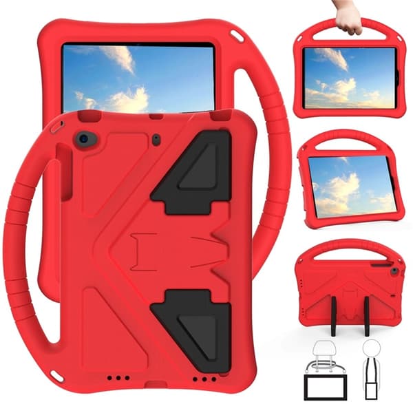 iPad mini 4/5 (2019) Skal EVA Kickstand - Röd Röd