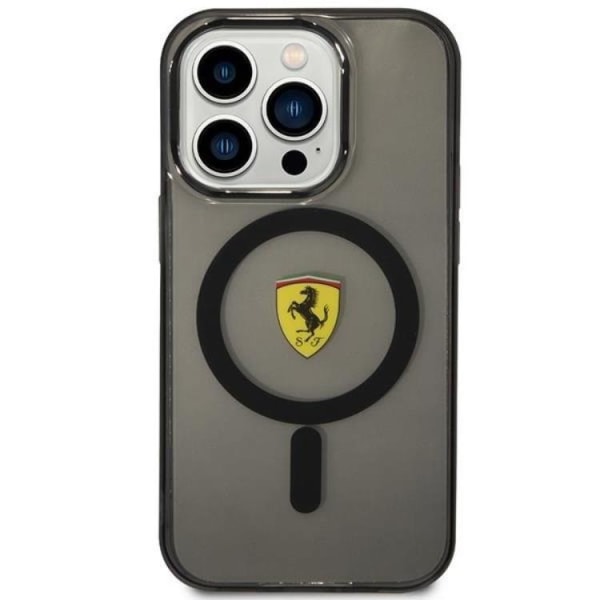 Ferrari iPhone 14 Pro Mobilskal Magsafe Translucent - Svart