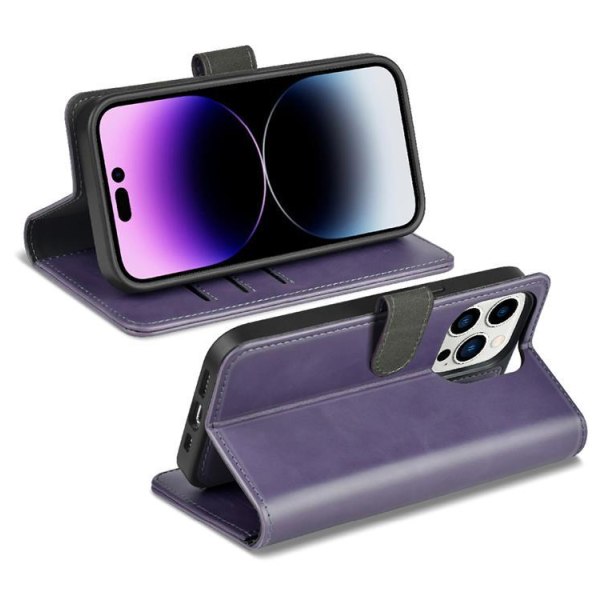 Puloka iPhone 14 Pro lompakkokotelo Magsafe 2in1 - violetti