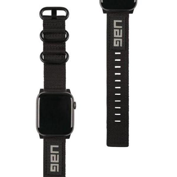 UAG Watch Rannekoru Apple Watchille 44/42 mm, Nato Eco Strap, musta Black