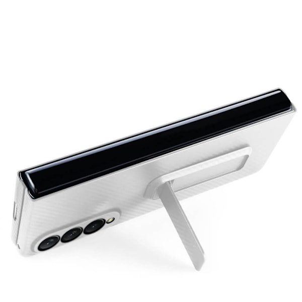 Carbon Fiber Mobilskal till Samsung Galaxy Z Fold 3 - Vit Vit