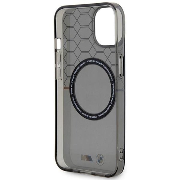 BMW iPhone 14 Mobilskal Magsafe Pattern - Grå