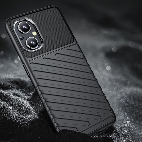 Thunder Flexible Armored Skal OnePlus Nord N200 5G - Svart