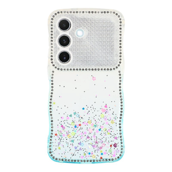 Mobilskal för Samsung Galaxy S26 Plus Glitter TPU - Gradient Blå