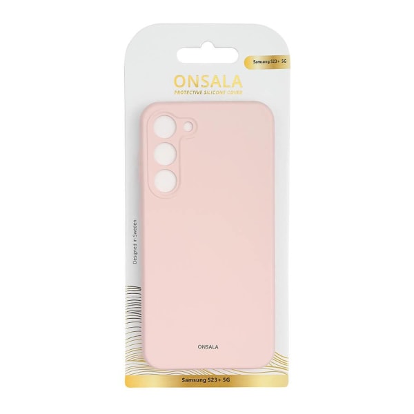 ONSALA Galaxy S23 Plus 5G Skal Silikon - Rosa