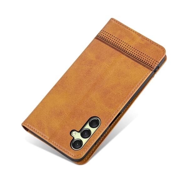 AZNS Samsung Galaxy A16 Plånboksfodral Konstläder - Brun