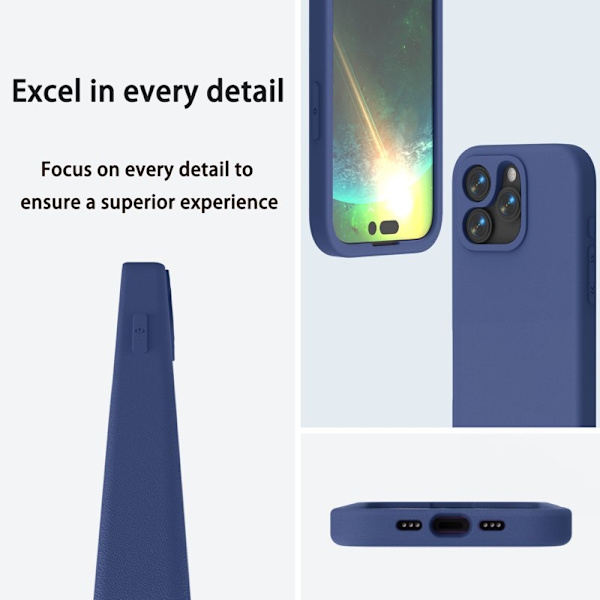 Mobilskal till iPhone 15 Pro Shockproof EVA - Blå Blå