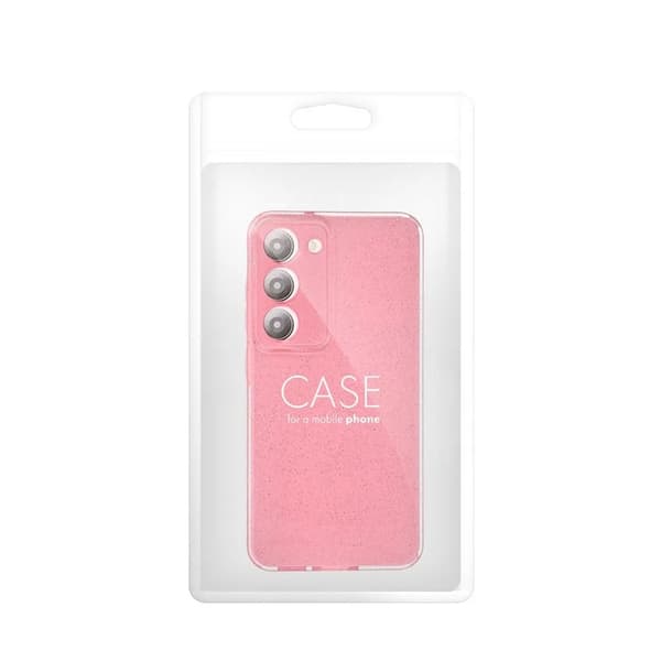 Mobilskal till Xiaomi Redmi Note 14 5G Clear 2mm Blink - Rosa Rosa
