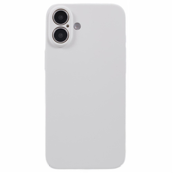 Mobilskal till iPhone 16 Plus Skin-Touch Rubberized PC - Vit Vit