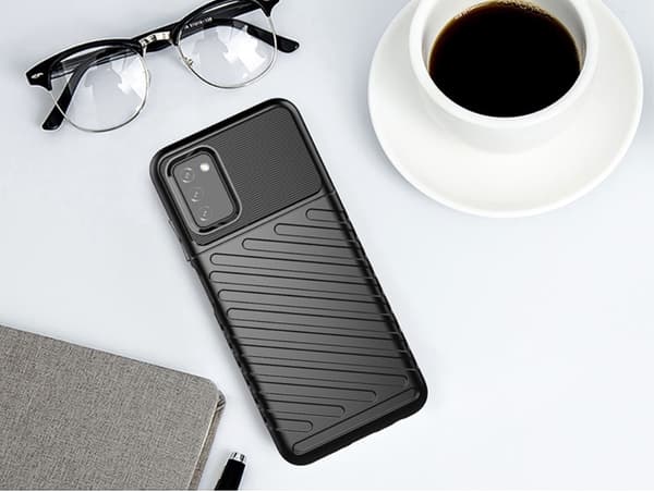 Thunder Twill Skal till Samsung Galaxy A03s - Blå Blå