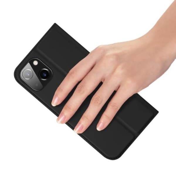 Dux Ducis iPhone 15 Plus -lompakkokotelo Skin Pro - Musta Black