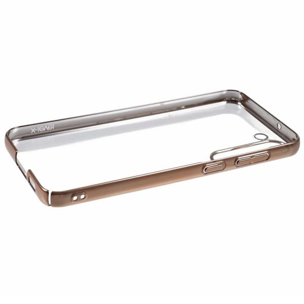 X-LEVEL Mobilskal till Samsung Galaxy S23 Hård PC Transparent Guld
